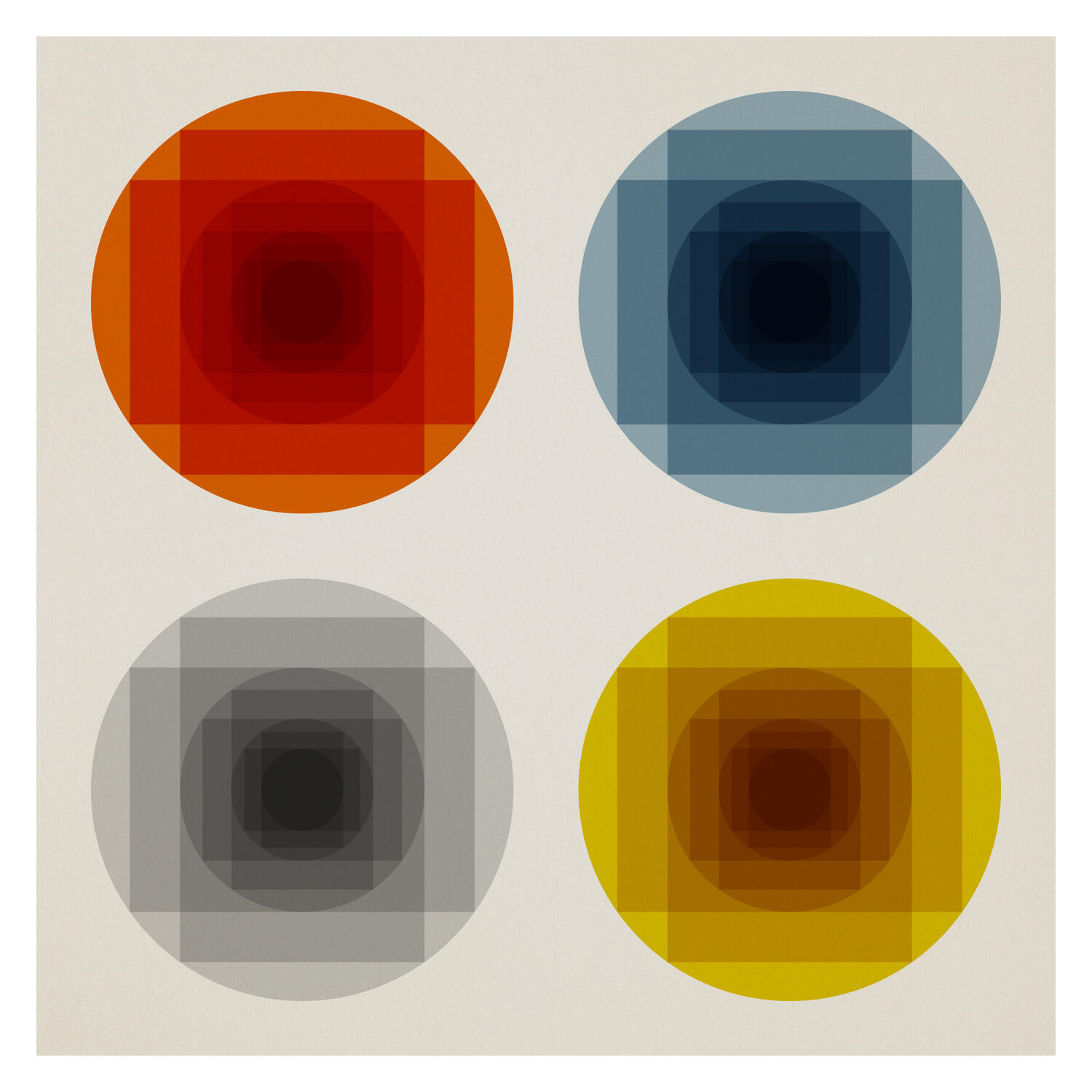 Squared Circles, limited edition print, 2022